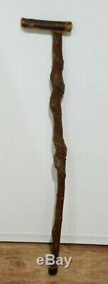 37 Vintage Vine Twisted Wooden Walking Stick Cane Beautiful Brown Bark