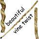 42 Natural Vine Twisted Ash Wooden Hiking Stick Cane Wooden Walking Stick Usa