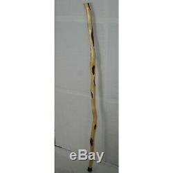50'' Wooden Hiking Cane, BUMPY Finger Grips, Burl Diamond Willow Walking Stick