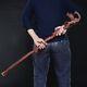 93cm Solid Rosewood Wooden Carved Dragon Walking Stick Cane Gift
