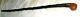 Antique Huge Man Black Irish Shillelagh Hard Wood Walking Art Stick Cane W Cap