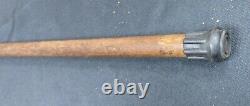 Antique 1933-34 Chicago World's Fair Wooden Cane Walking Stick Hallmarked Band