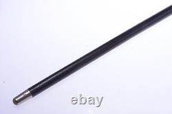 Antique Cane Walking Stick Ivorine Pelican Bird Handle Wood Shaft 94cm 37