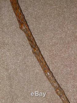 Antique Gents Vine Root Wooden Walking Stick/Cane