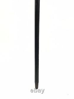 Antique Gold-Filled Knob / Handle Black Ebony Wood Cane, Walking Stick 36