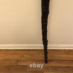 Antique IRISH BLACKTHORN SHILLELAGH WALKING STICK with Many Points 35 Inches