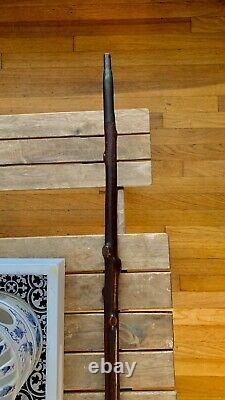 Antique Irish Blackthorn Cane Walking Stick 1848 Shillelagh Wooden 36