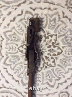 Antique National Wooden Walking Stick Cap Gun Patent date 6/29/1909