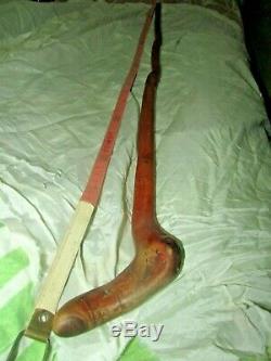 Antique Natural Stick Wooden Duck Head Shape/ Walking Cane Stick