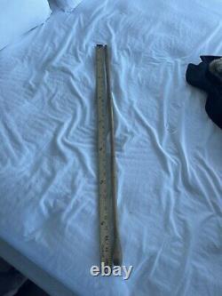 Antique Unusual Continental burl wooden walking cane stick