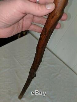 Antique Vintage 33 Wood Wooden Twisted Rustic Walking Stick Cane