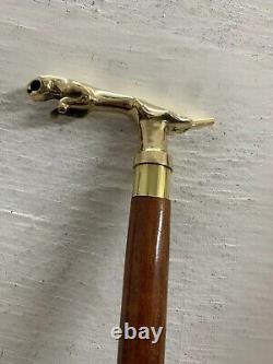 Antique Walking Stick Wooden Cane Brass Handle Knob maritime Gift Lot Of 10 Pcs