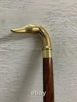 Antique Walking Stick Wooden Cane Brass Handle Knob maritime Gift Lot Of 10 Unit