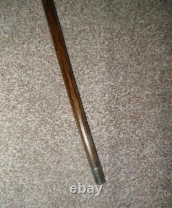Antique Wooden Walking Stick/Cane With Rounded Top 86cm