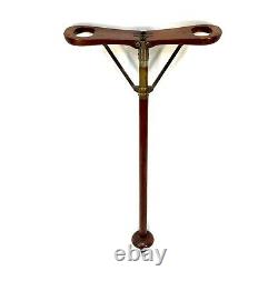 Antique Wooden Walking Stick Seat / Hunters / Fishers / Walkers Chair / Cane