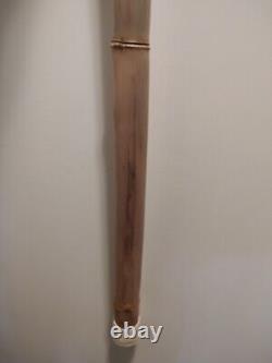 Bamboo Flute Walking Hiking Stick, Meditation Staff, ¨Mountain¨ ¨Stream¨