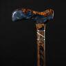 Blue Alexandrite Wooden Cane Beautiful Hand Crafted Walking Stick For Gift