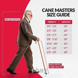 Cane Masters Handmade Wooden Walking Cane Classic American Walking Cane Hig