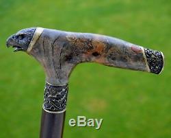 Cane Reed BURL Wooden Handmade Walking Stick Unique Accessories Canes FALCON NEW