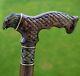Canes Reed Oak Tree Wooden Handmade Cane Walking Stick Unique Accessories Falcon