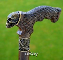 Canes Reed OAK tree Wooden Handmade Cane Walking Stick Unique Accessories PIRATE