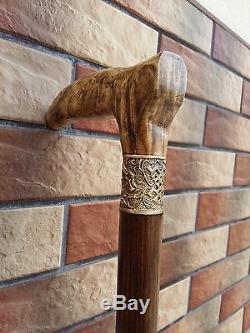 Canes Walking Stick Wooden BURL Handmade Men's Accessories Cane NEW
