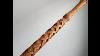 Celtic Weave Walking Stick From Straight Stock