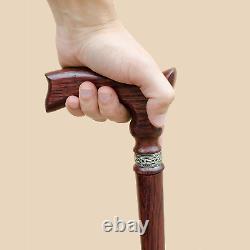 Classic Wooden Walking Cane for Women and Men Fancy Walking Sticks Cane
