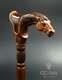 Designer Art Wooden Cane Walking Stick Horse Animal Wood Handle Best Gift Xm449