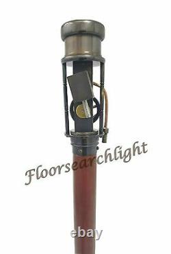 Details about Nautical Brass Steam Engine Handle Wooden Walking Stick Brass