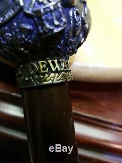 Dewar Highlander Knobbed Style Victorian Wooden Walking Stick/Cane