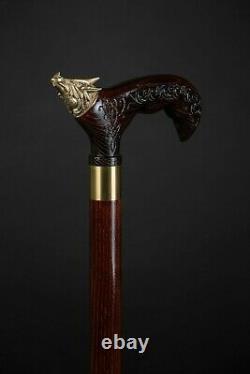 Dragon Walking Cane for Men Custom Fashionable Design Wooden Walking Stick