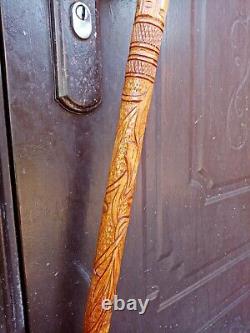 Elegant solid Handle Wooden Vintage Designer handmade Walking Stick Cane handle