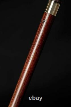 Exclusive Horse Walking Stick Marvelous Wooden Cane Hand Carved Hiking Cane