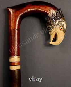 FOUR Canes Wooden Walking Stick Handmade Hand Carving Exclusive New Best Price