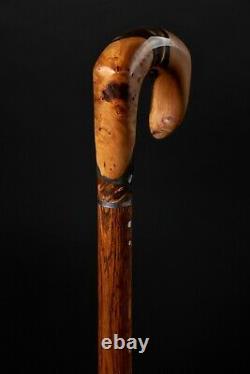 Gladiator Sumptuous Walking Stick Marvelous Hand Crafted Wooden Cane for Gift