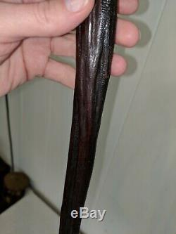 Gorgeous Antique Vintage 34 Wood Wooden Rustic Walking Stick Cane