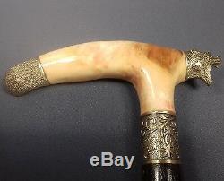 @ Grizzly @ Cane Walking Stick stuff reed Wood Wooden BURL HANDMADE