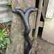 Hand Carved African 2 Headed Snake Wooden Walking Stick Handmade Walking Cane