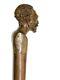 Hand Carved Head Wooden Cane / Walking Stick