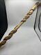 Hand Carved Rattlesnake Walking Stick Awesome Wizard, Staff, Magic Wood