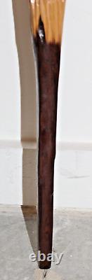 Hand-Carved Wood Jamaican Rasta Walking Stick/ Cane, One-Of-A-Kind, Handmade