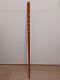 Hand Carved Wooden Caged Ball Walking Stick Cane Folk Art Carving. 6 Caged Balls