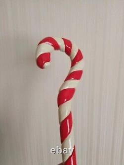 Hand Carved Wooden Walking Stick Unique Walking Cane valentine's Gift Candy Cane