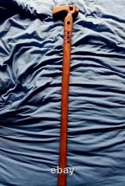 Hand Made Wooden Walking Stick-Elegant Decent Beautiful Design-Light Weight