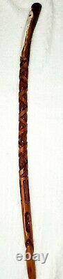 Hand carved Majestic Owl wooden walking stick cane by J. Kingston Kollection 38