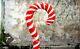 Hand Carved Christmas Wooden Walking Stick Painted Walking Cane Best Gift Q