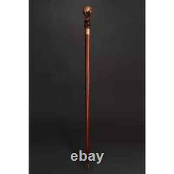 Hand craved eagle foot handle wooden walking cane animal walking stick best gifW