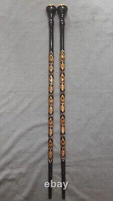 Handcrafted Wooden Walking Stick, High Quality Turkish Handmade Carved Cane Gift