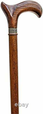 Handmade Ergonomic Wooden Walking Cane for Men and Women Stylish #2 Caramel